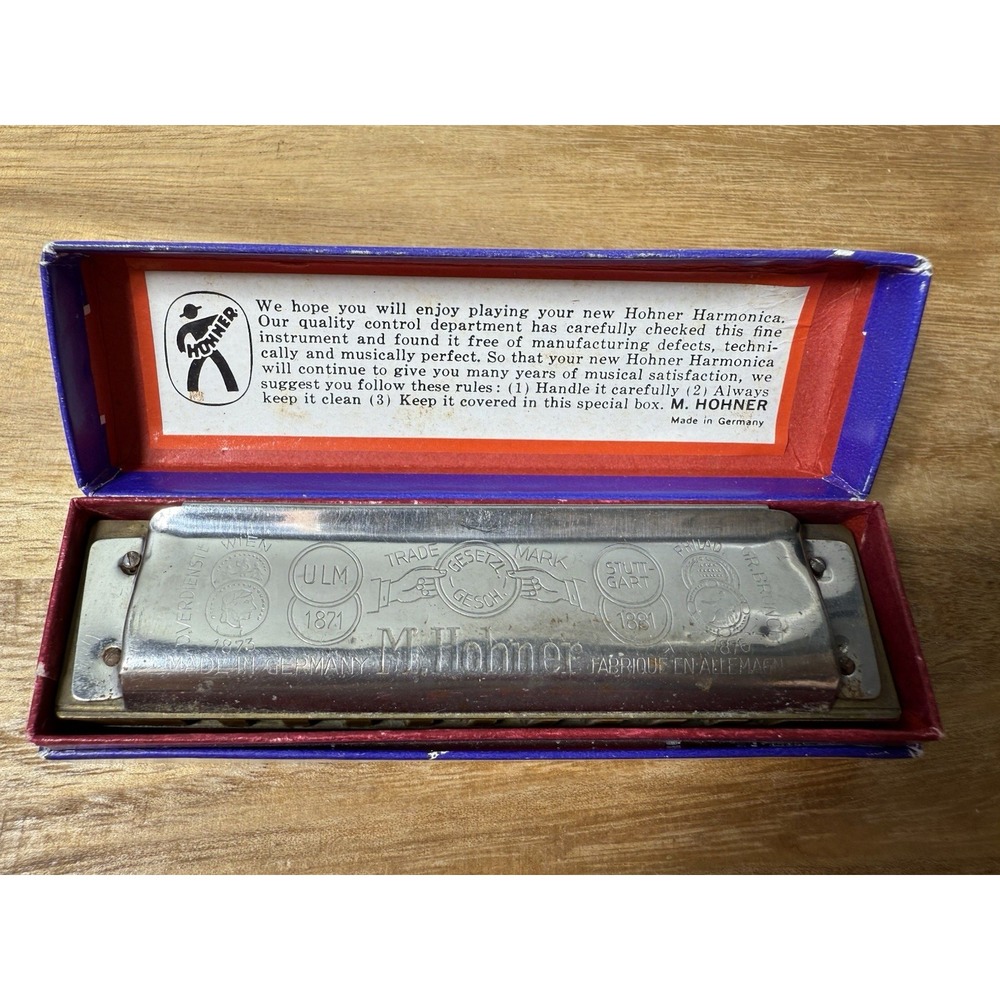 Hohner Marine Band Harmonica No. 1896 Key of G